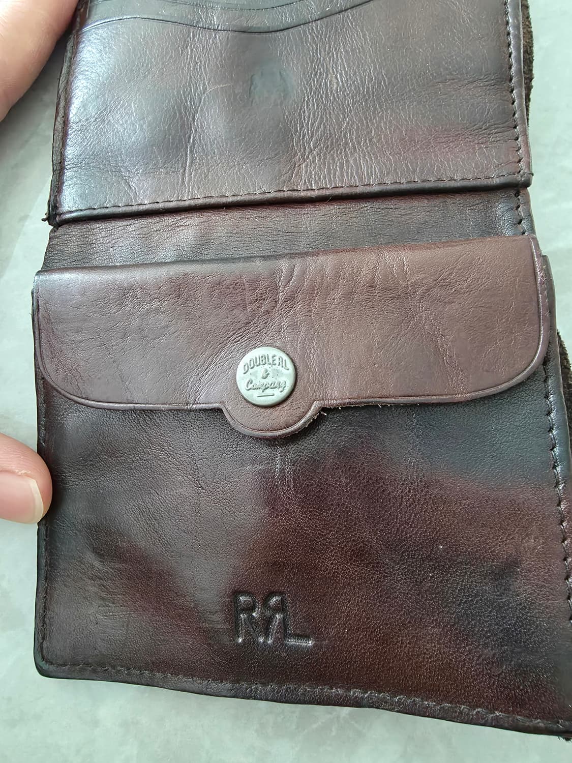 RRL 더블알엘 콘초 레더 월렛 상품이미지4