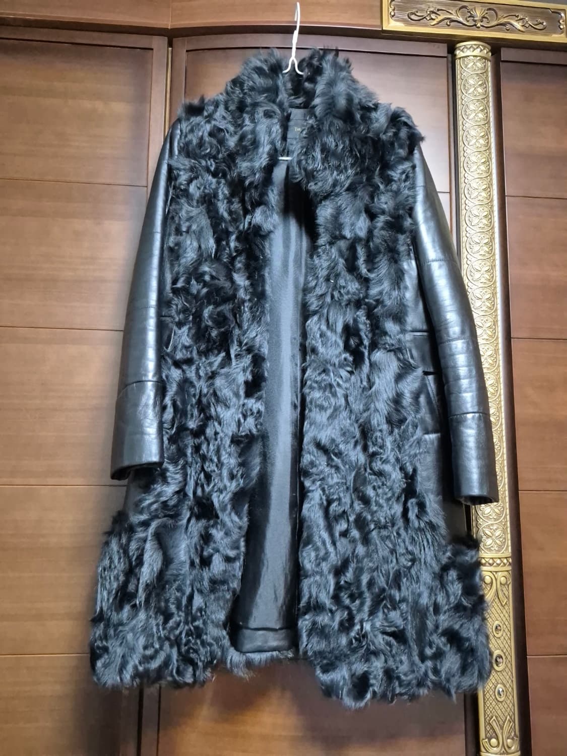 백화점 양털 양가죽 코트 상품이미지1