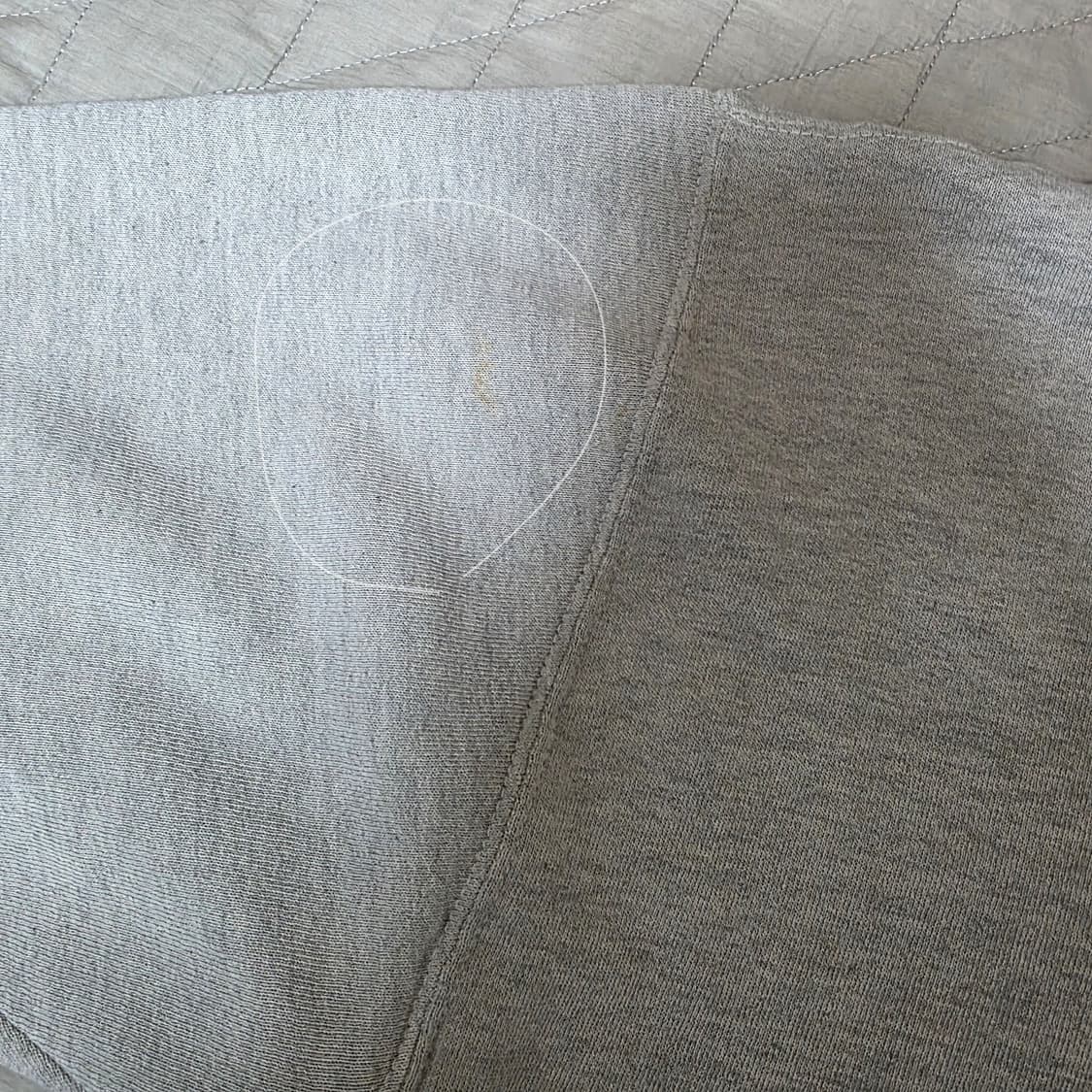 [XL]90s USA 러셀 애슬레틱 후드집업 라이트그레이 ver. 로고 상품이미지4