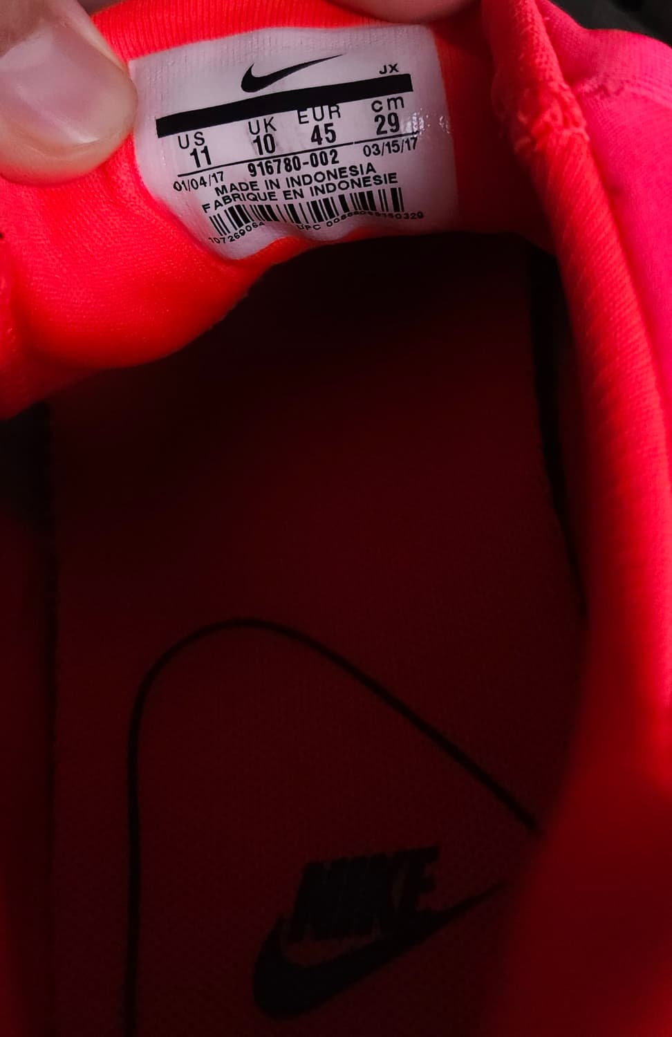 나이키 삭레이서 (916780-002) 290 운동화 상품이미지6