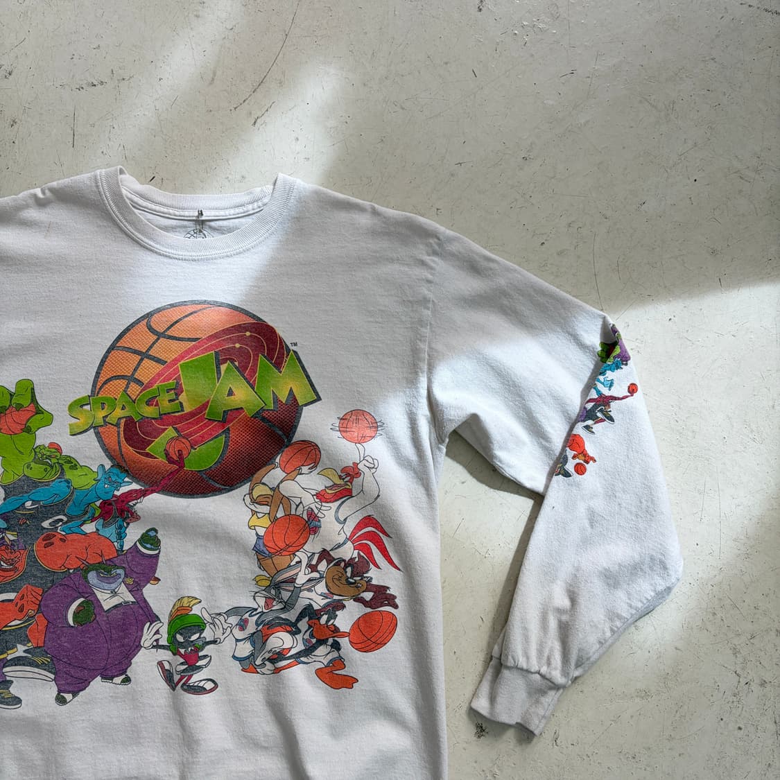 루니툰즈 스페이스 잼 오피셜 빈티지 롱슬리브 M 상품이미지2