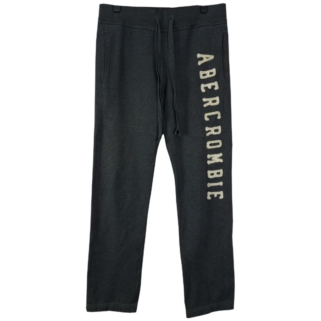 [아베크롬비] Y2K 빅로고 패치 스웻 팬츠 챠콜 M19221 상품이미지2