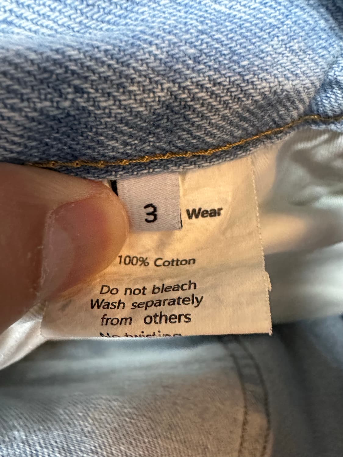 스테디에브리웨어 레귤러 스트레이트 데님 팬츠 (라이트 블루) 3사이즈 상품이미지7