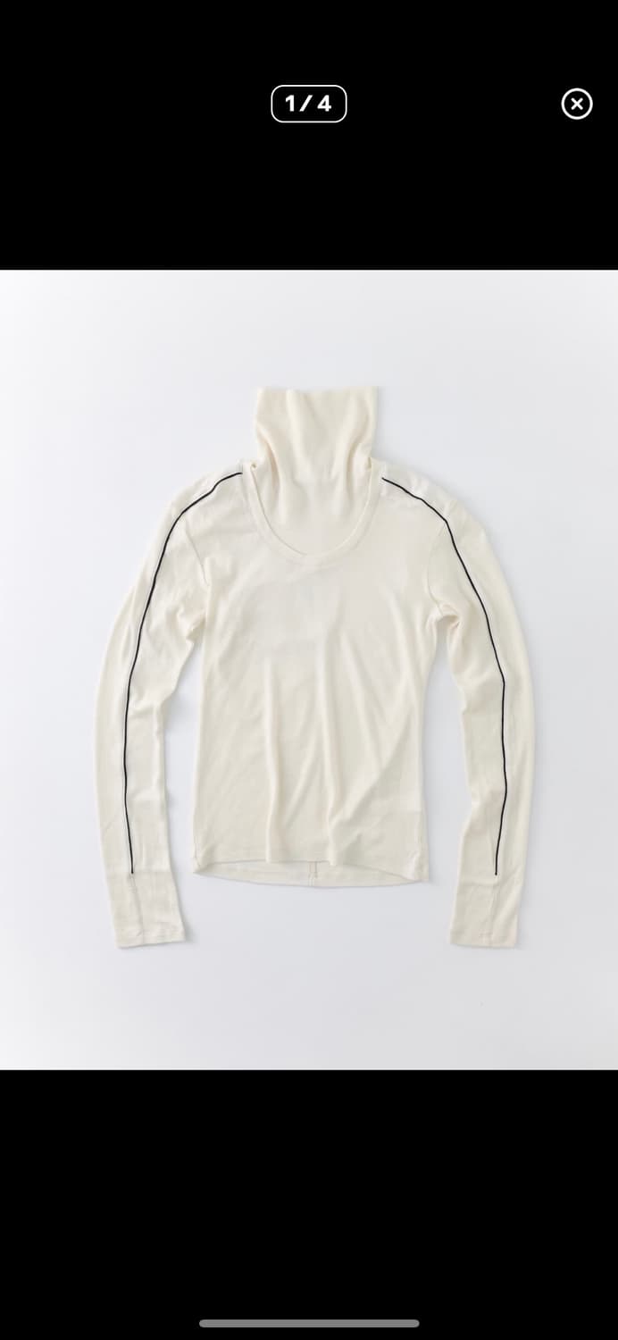 울리카상투스 possture turtleneck top(ivory) 상품이미지1
