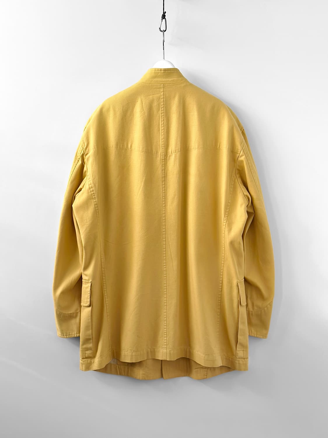 (Rare)80~90s 이세이 미야케 코튼 라벨 스탠드 카라 워크 자켓 상품이미지2