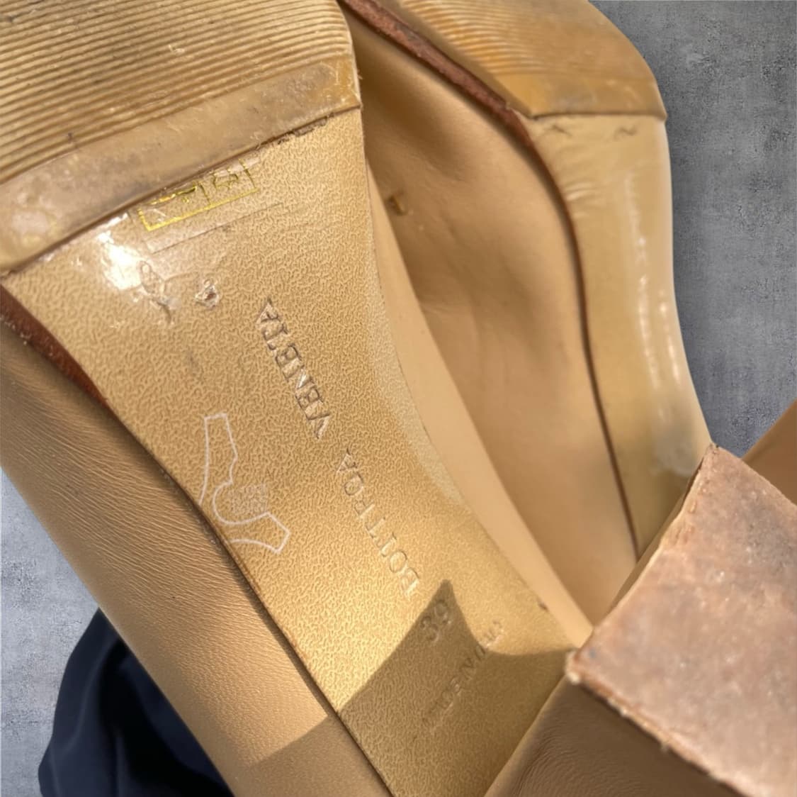 보테가 베네타 Bottega Veneta 베이지 아몬드 펌프스 힐 39 상품이미지8