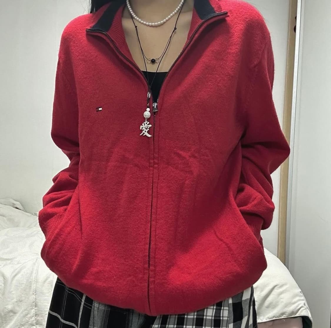 🌊TOMMY HILFIGER Knit Zip-Up 상품이미지2