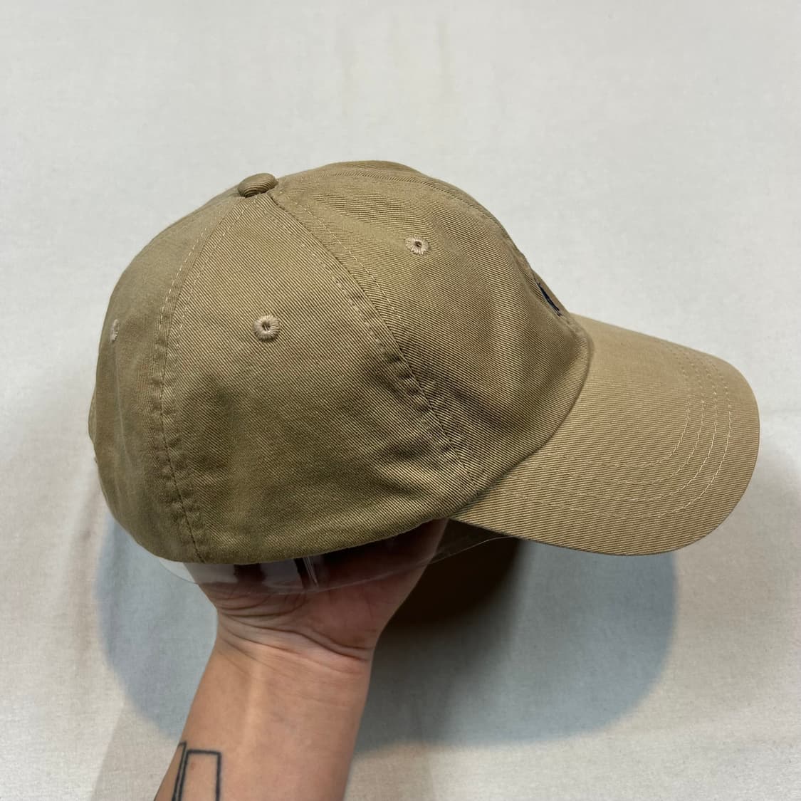 폴로 랄프로렌 아이코닉 치노 볼캡 모자 탄 브라운 상품이미지5