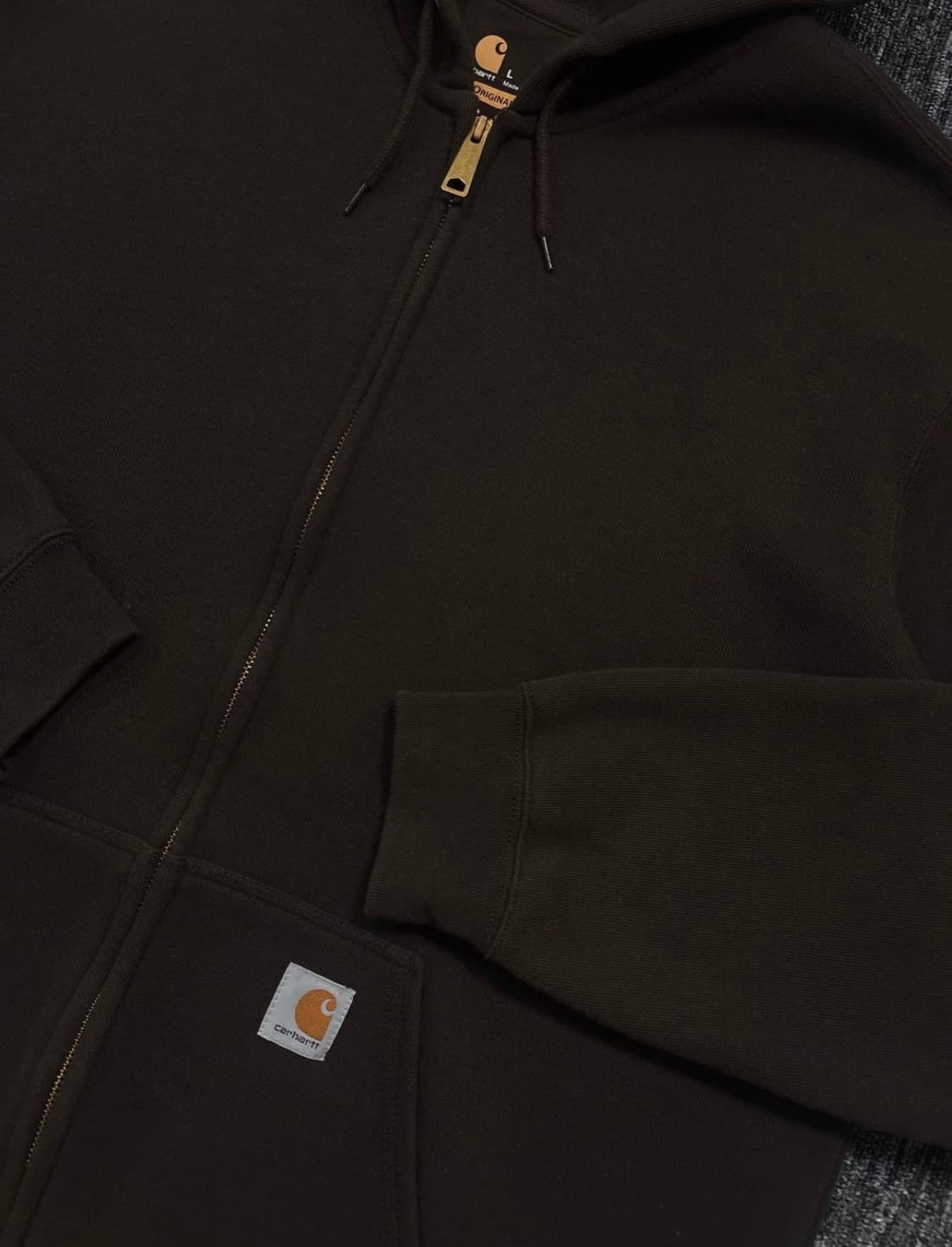 칼하트 브라운 후드집업 상품이미지2