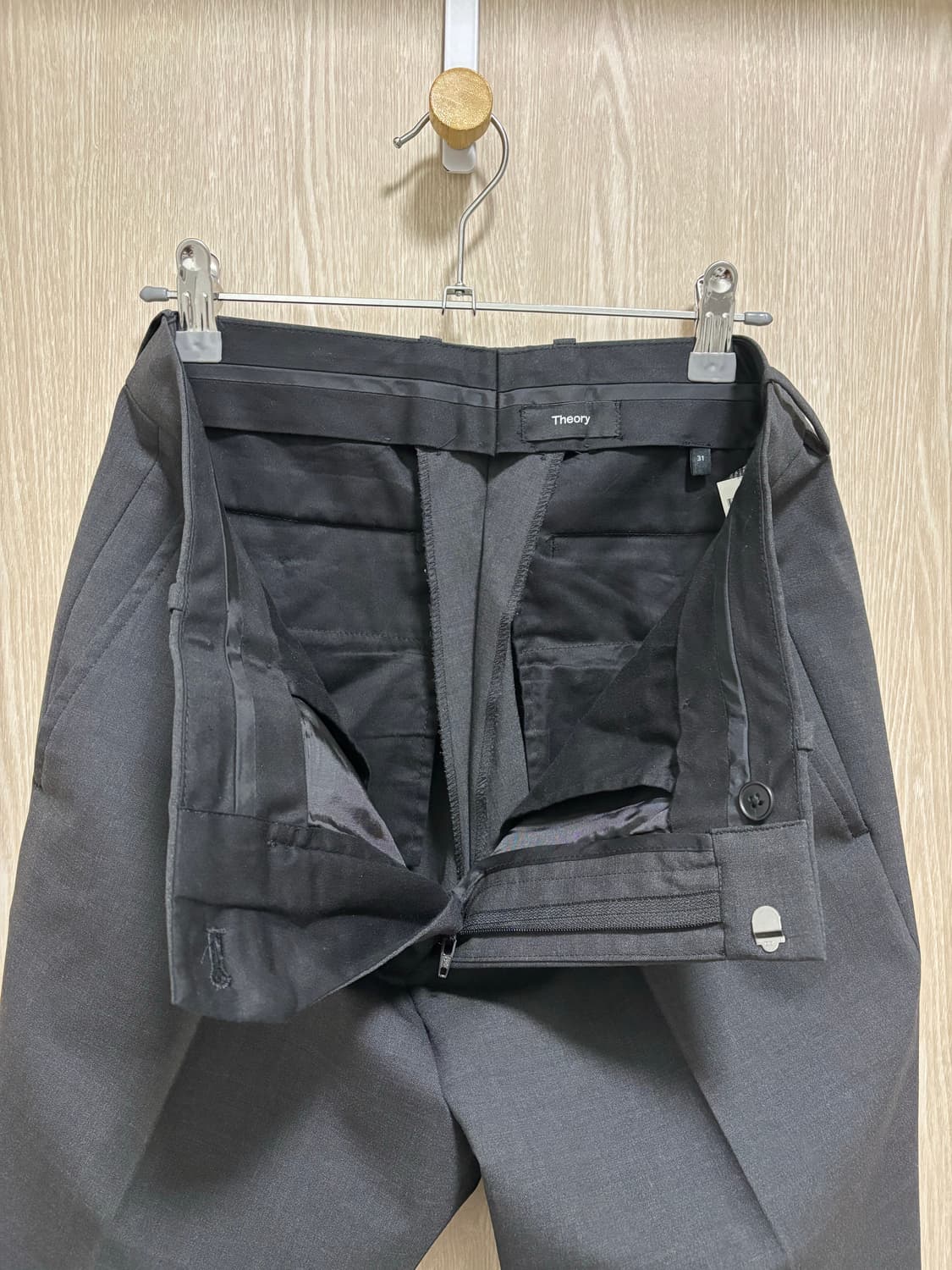 띠어리 뉴테일러 정장셋업(Zion,Marlo)/상의40,하의31/차콜 상품이미지8