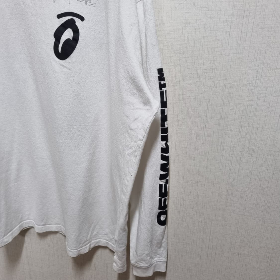 오프화이트 버질아블로 오버 슬라브 티 상품이미지3