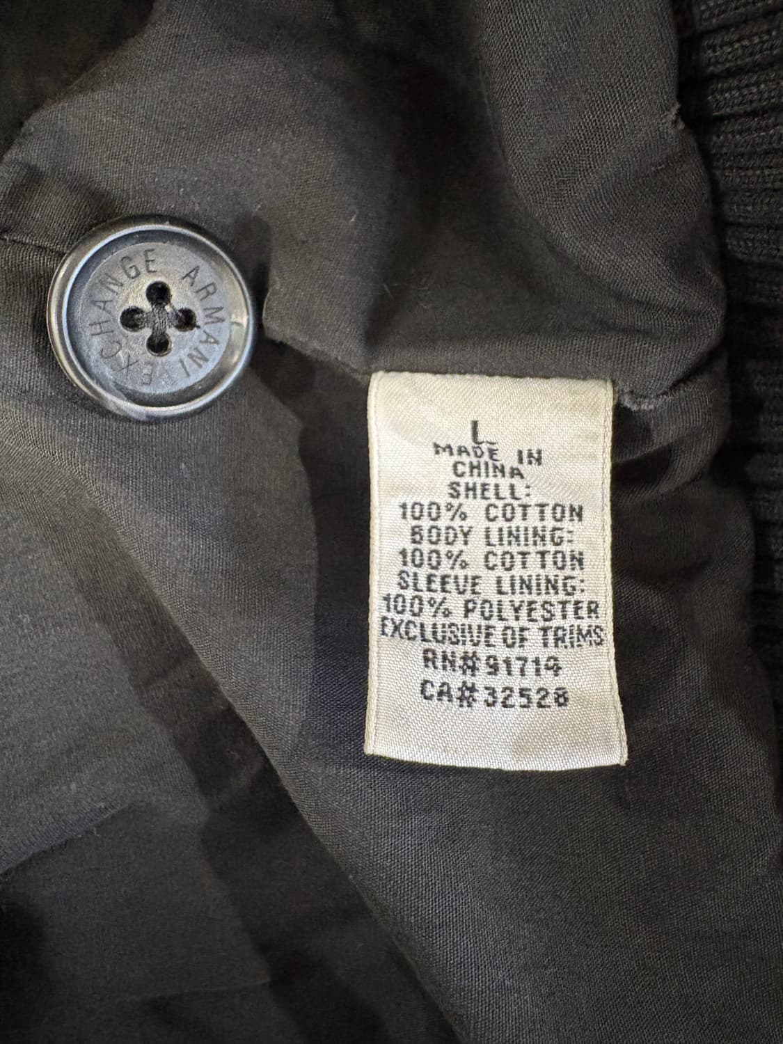 아르마니 익스체인지 엘보우 패치 워크 자켓 상품이미지6