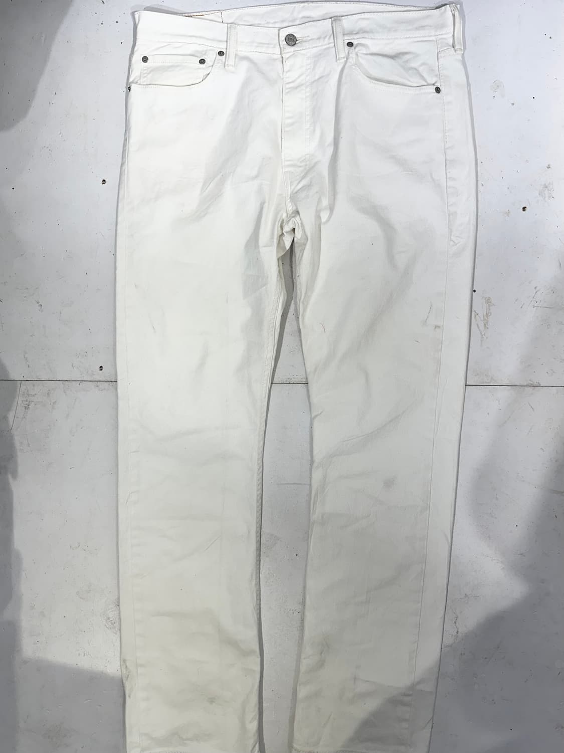 리바이스 화이트 와이드 데님 팬츠 38 상품이미지4