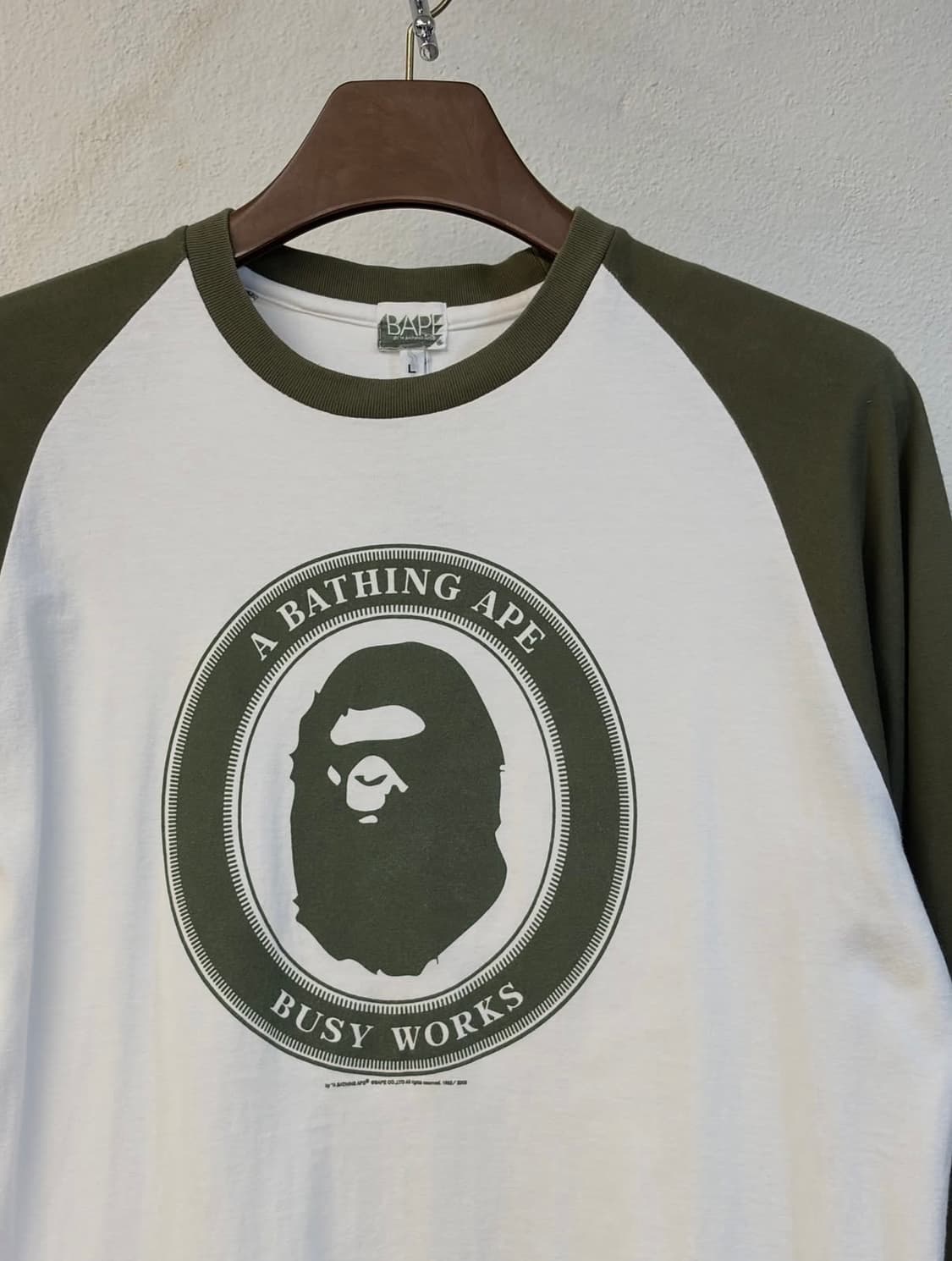 베이프 레글런 티셔츠  상품이미지5