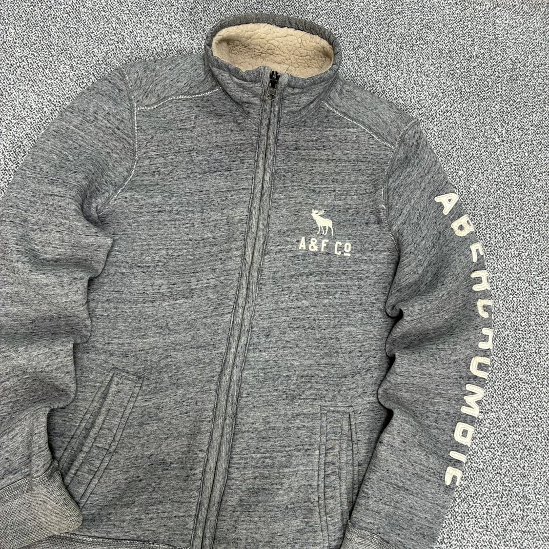 <아베크롬비 플리스 집업 져지> No.1543 상품이미지5