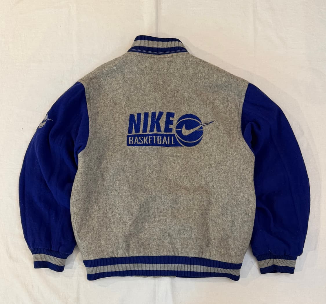90s 나이키 올드스쿨 울 바시티자켓 배스킷볼 상품이미지2