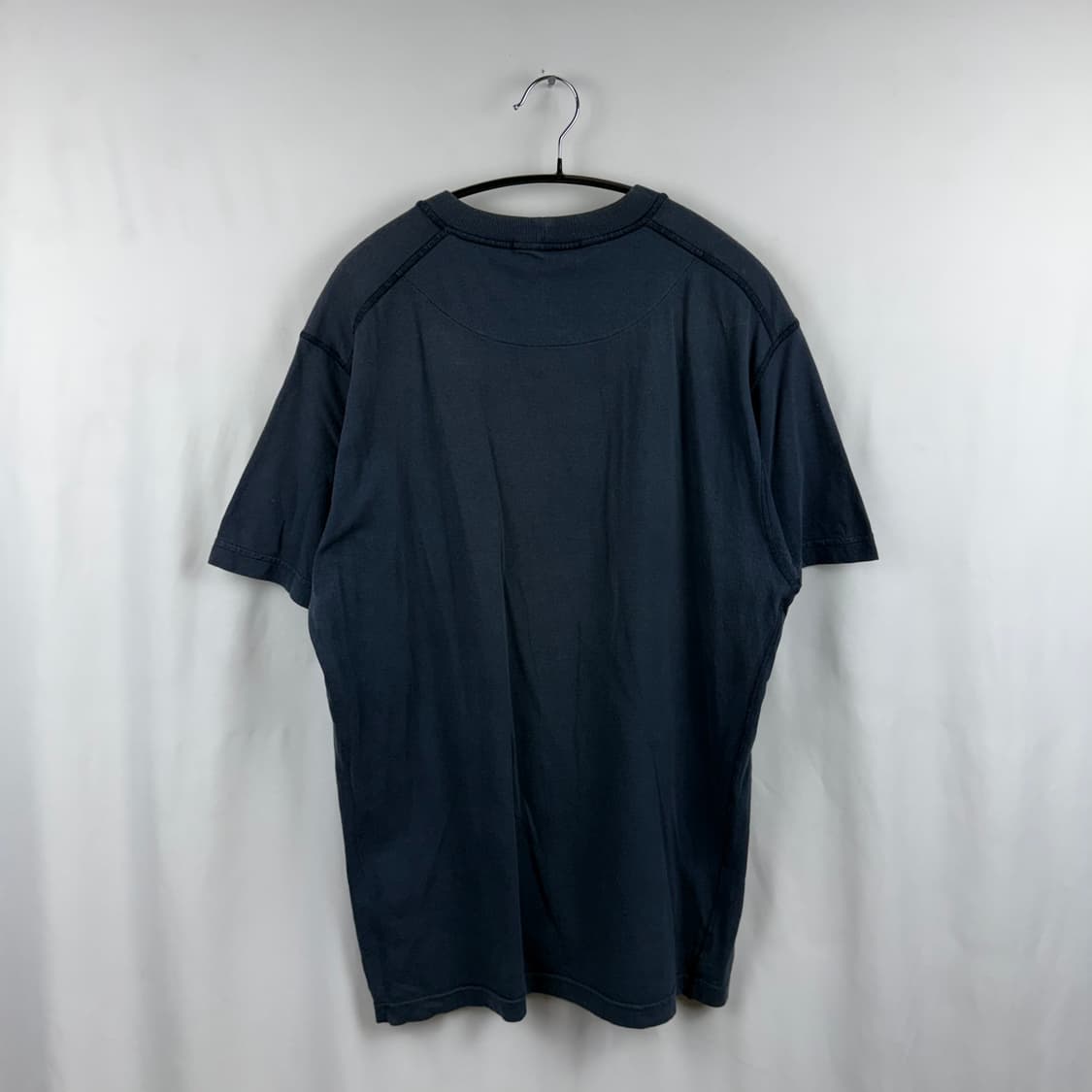 (L) 스톤아일랜드 패치로고 반팔 티 네이비 상품이미지5