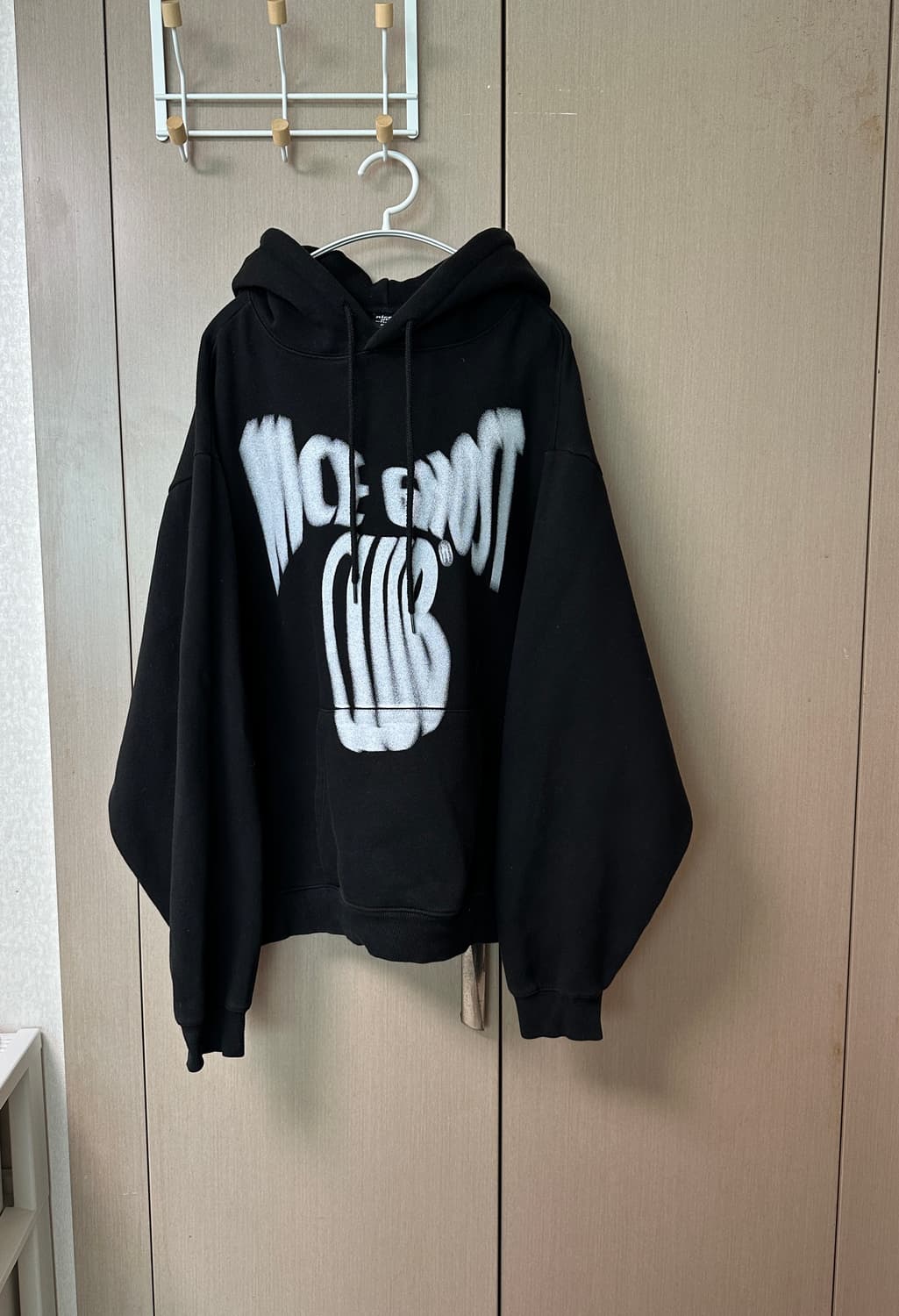 나이스고스트클럽 로고 후드티셔츠M 상품이미지3
