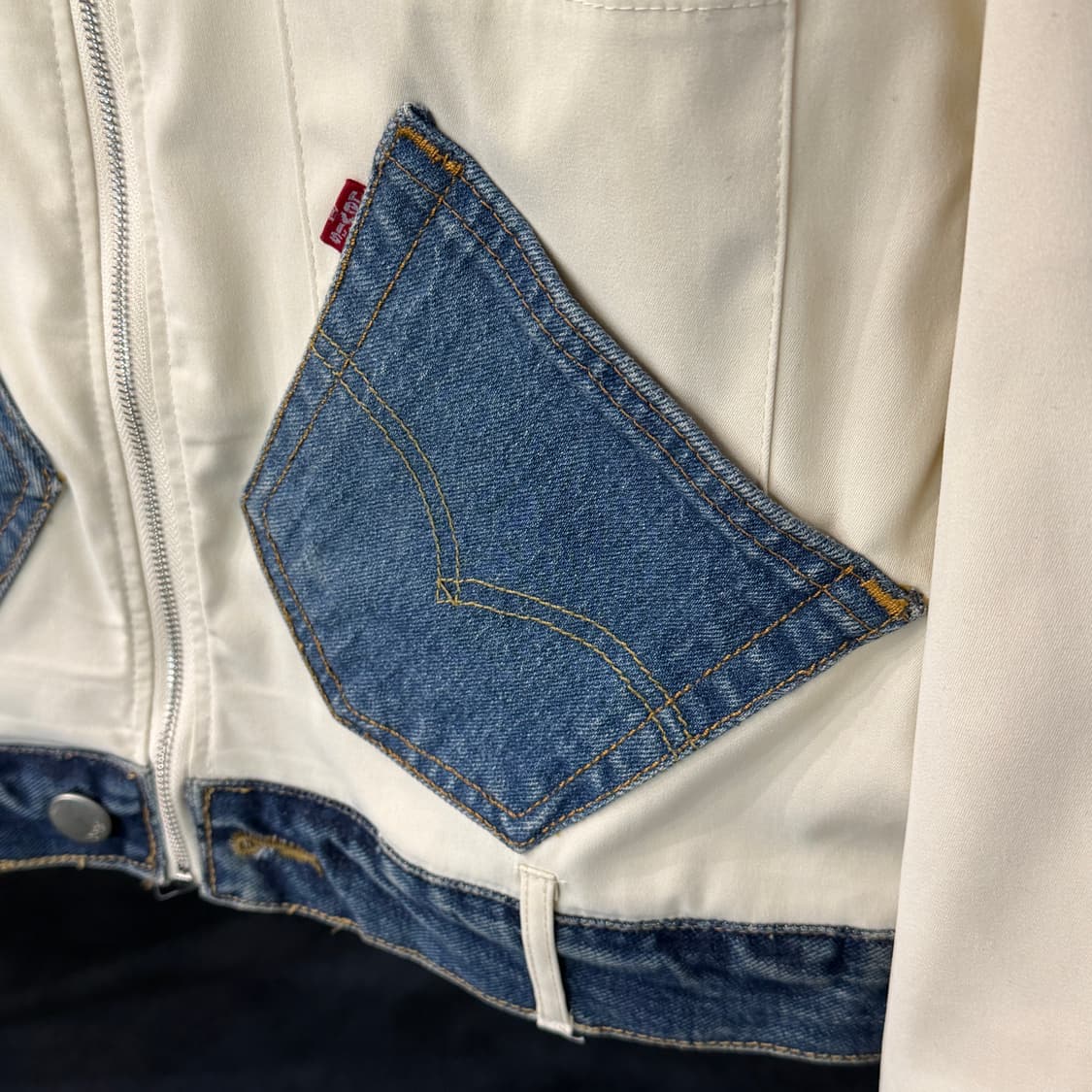 [L] 리메이크 커스텀 리바이스 데님 청자켓 상품이미지3