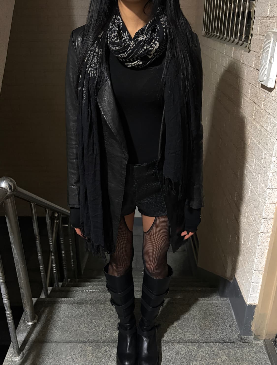 goth leather set 상품이미지1