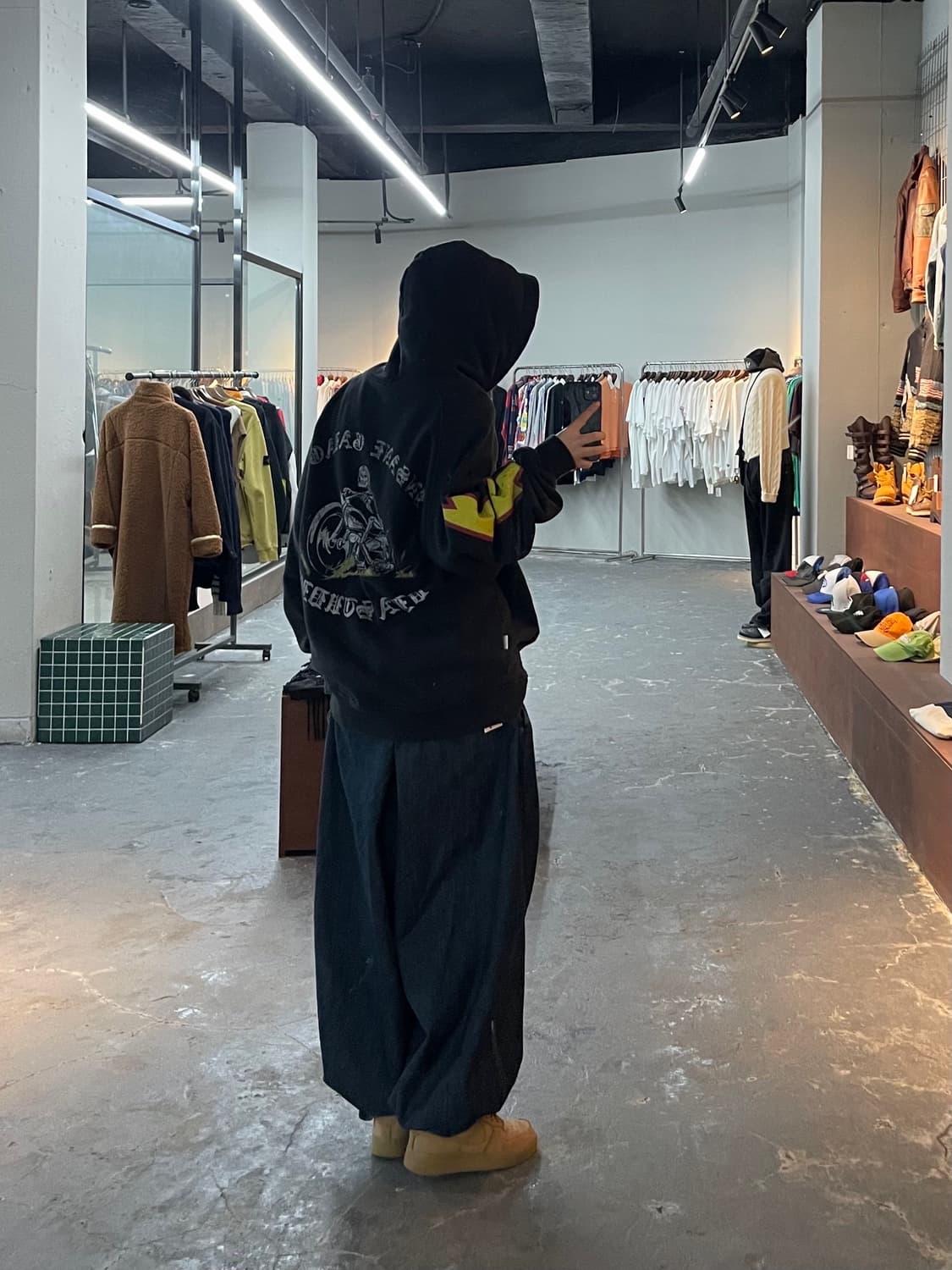 인세인개러지 스컬 바이커 후드티 H1066 상품이미지1