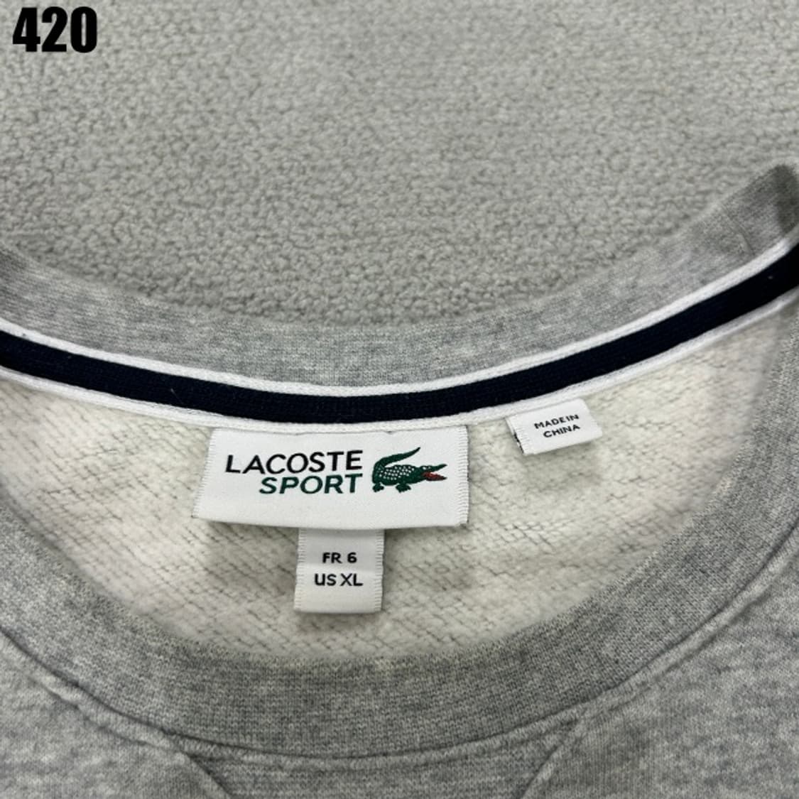 라코스테 회색 맨투맨  상품이미지2
