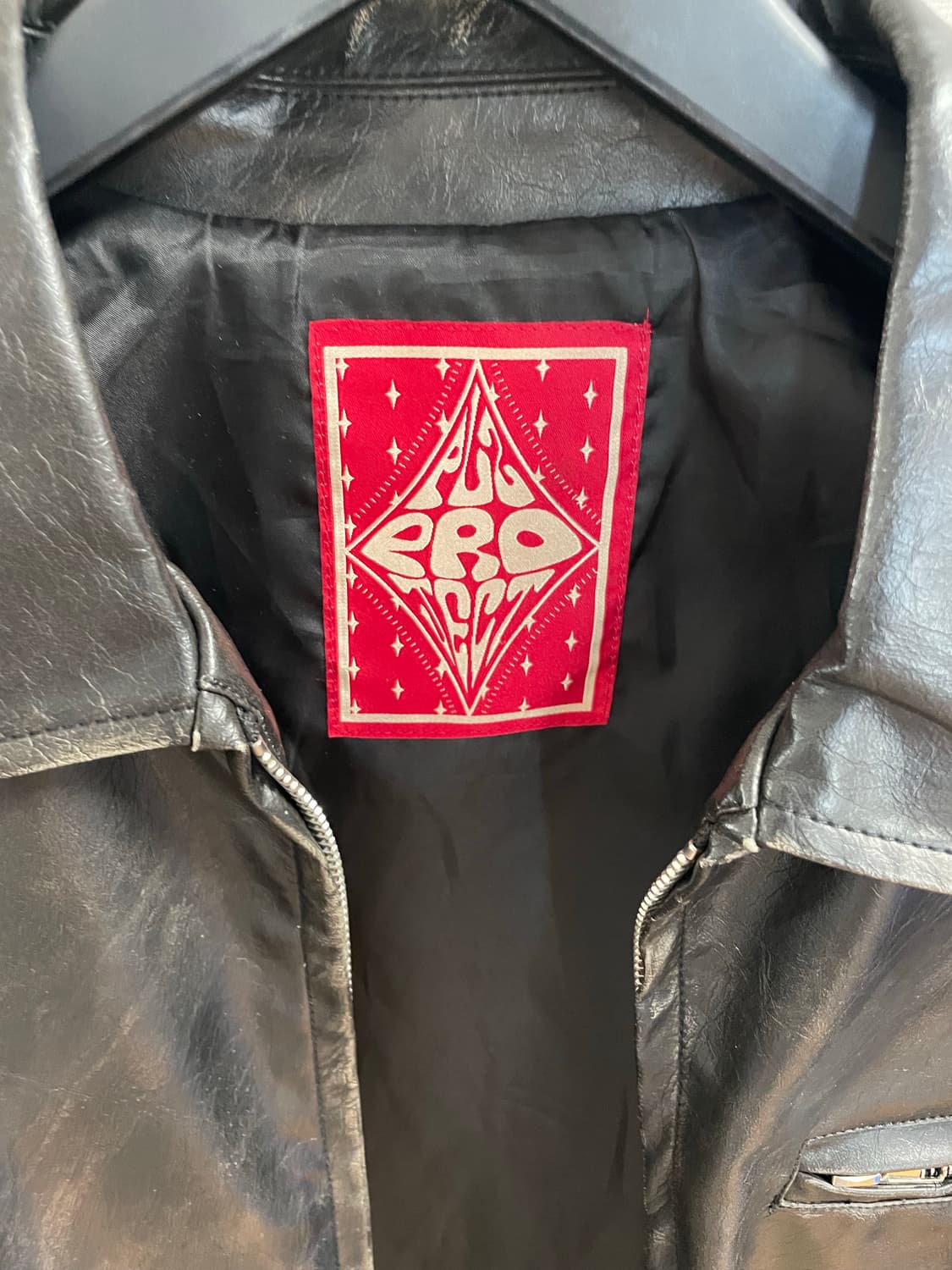 플리즈 프로젝트 비건레더 워싱 자켓 상품이미지4