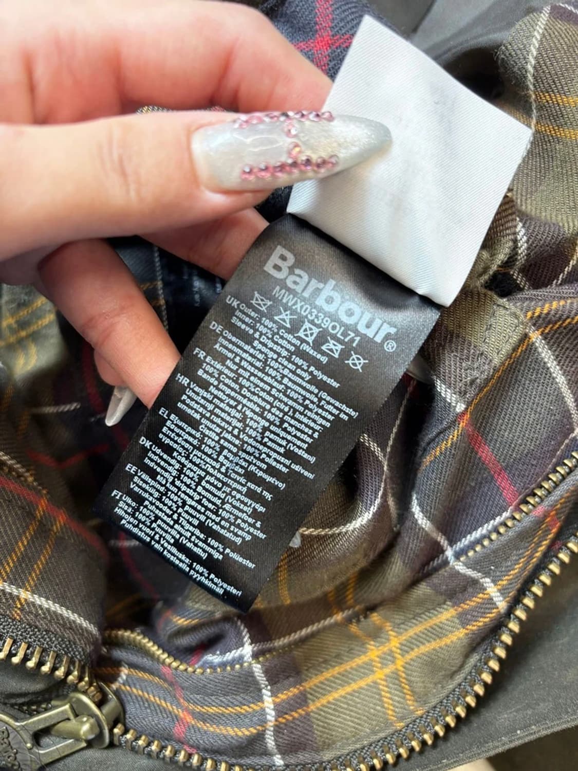 바버 Barbour 비드넬 왁스드 클래식 자켓 PN6498 상품이미지9