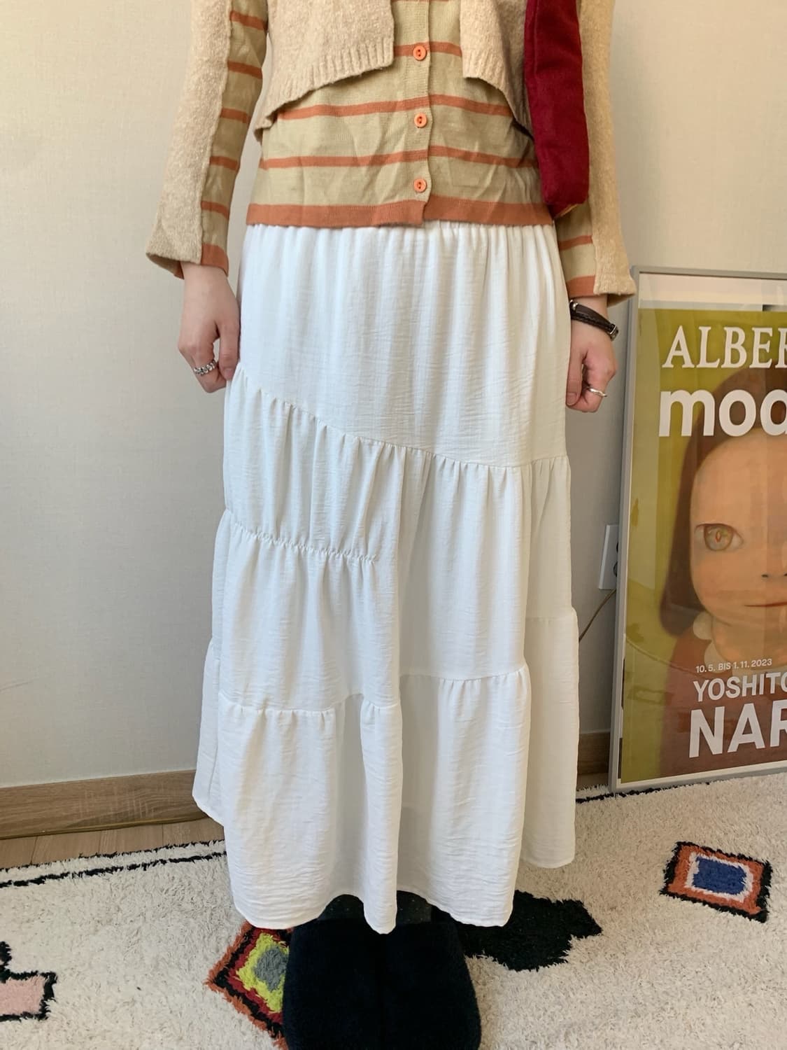 white.. long skirt 상품이미지1