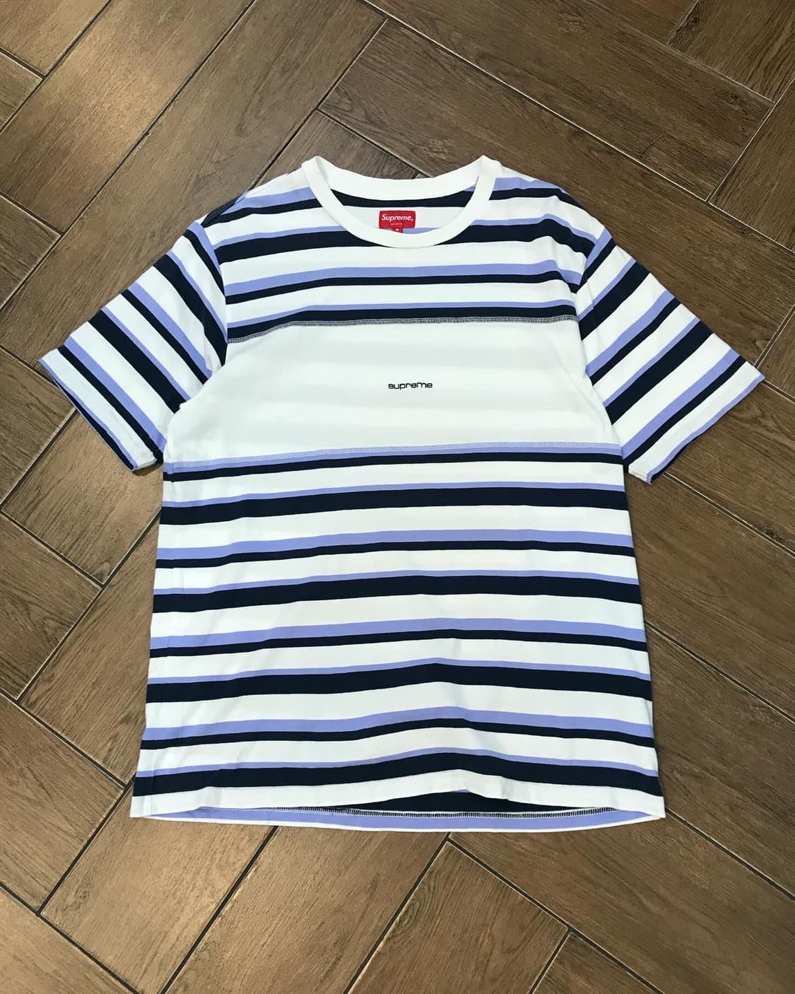Supreme Blocked Stripe T-shirt  - 20Ss 상품이미지5