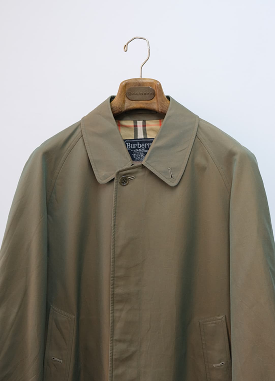 올드 버버리 싱글 코트 상품이미지3