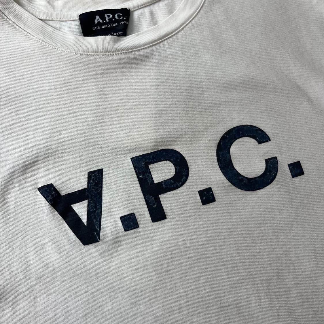95 APC 아페쎄 빅로고 반팔 티셔츠 상품이미지2