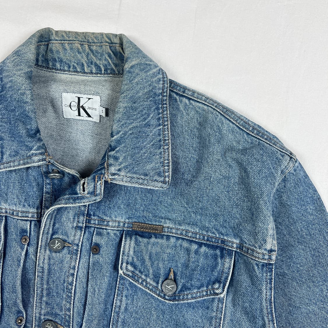 90’s 캘빌클라인 calvin klein 청자켓 상품이미지3