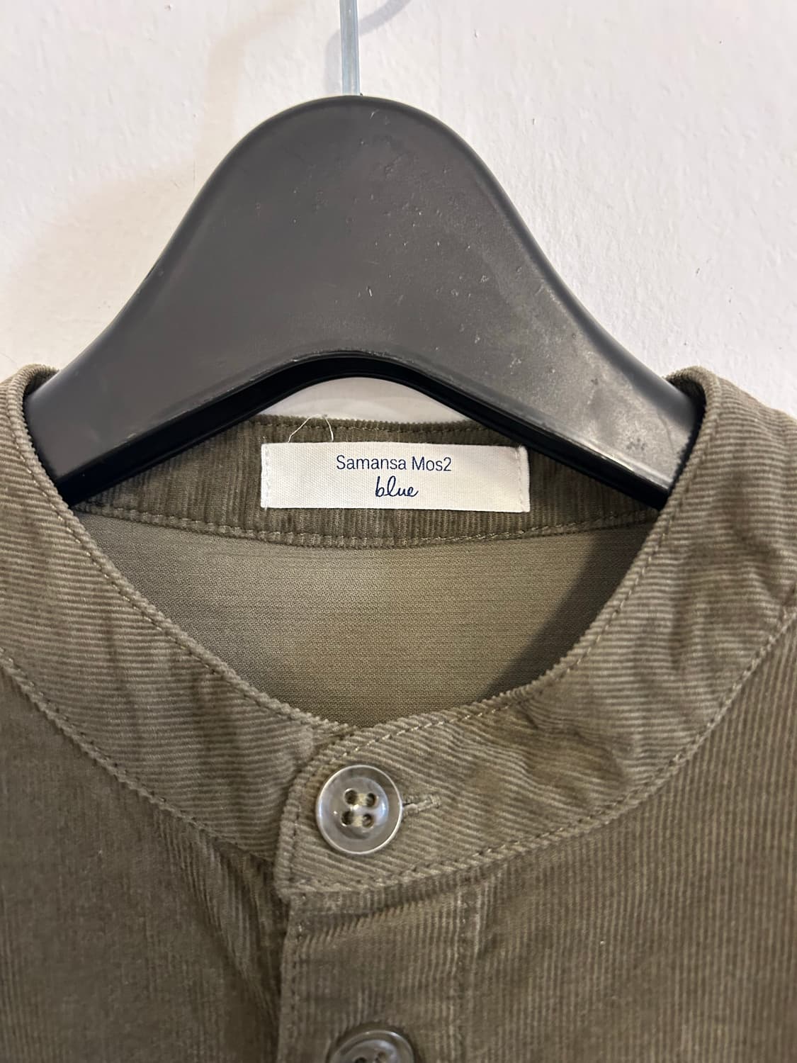 Samansa Mos2 카키 블라우스 상품이미지2