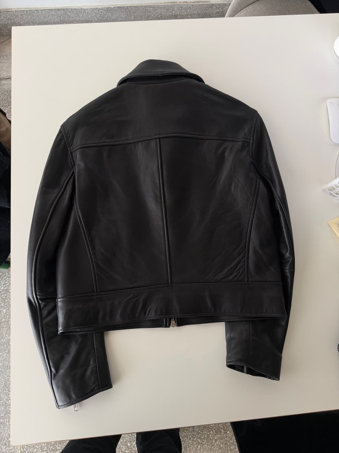 커렌트 우먼 크롭 레더 자켓 상품이미지5