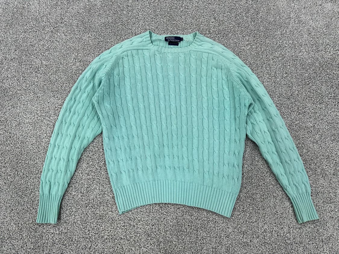 폴로 랄프로렌 90s 꽈배기니트 상품이미지1