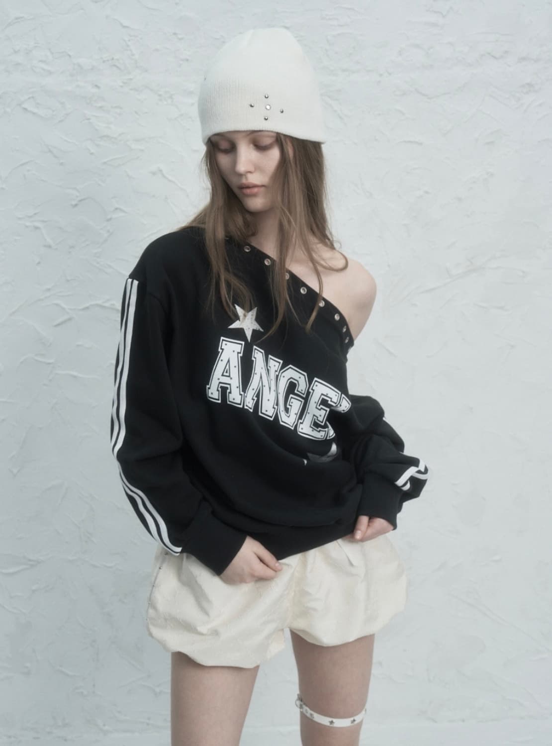 셋업이엑스이 아일렛 엔젤 맨투맨 상품이미지2