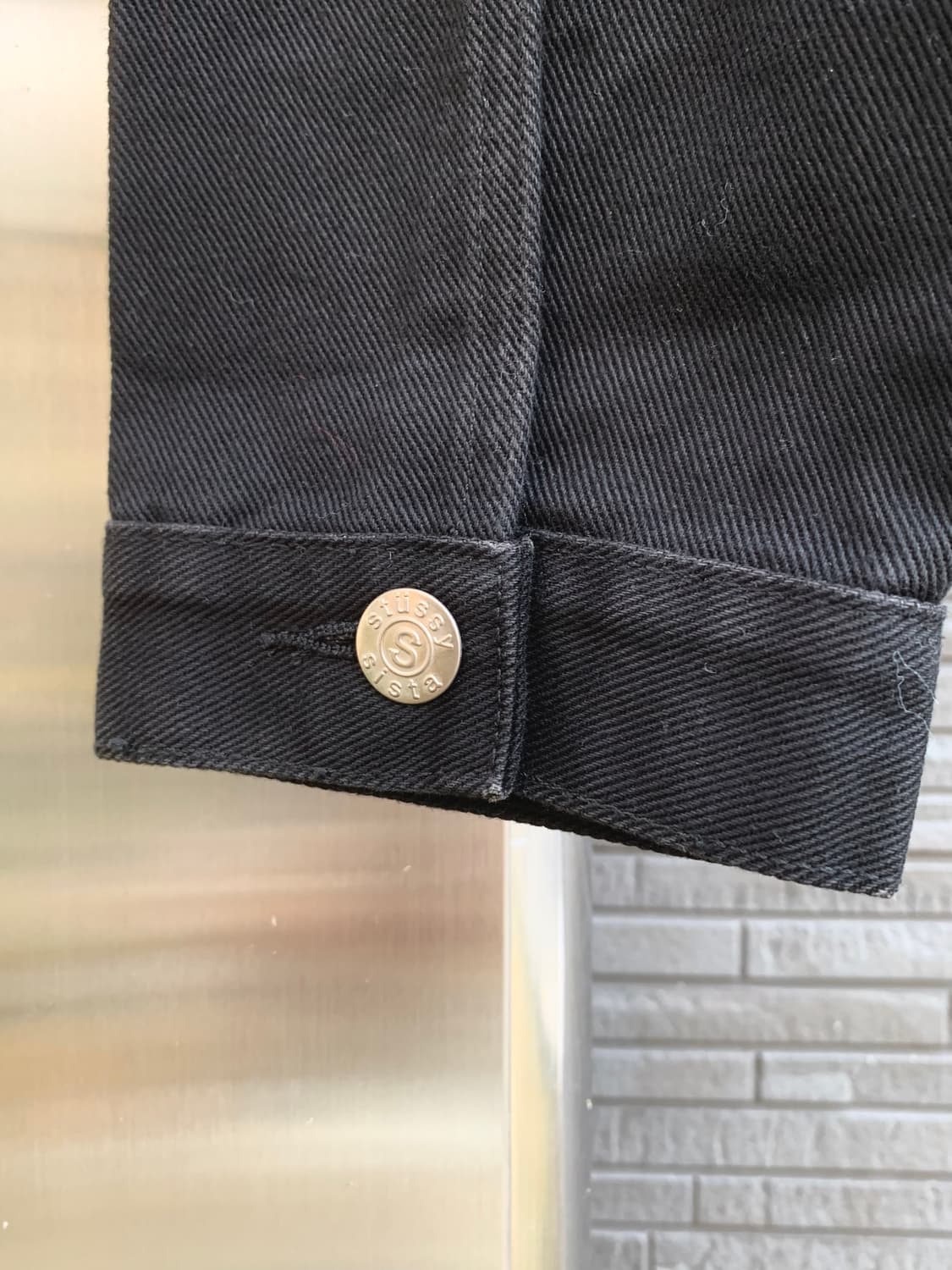 스투시 90’s 데님 트러커 자켓 (black)  상품이미지7