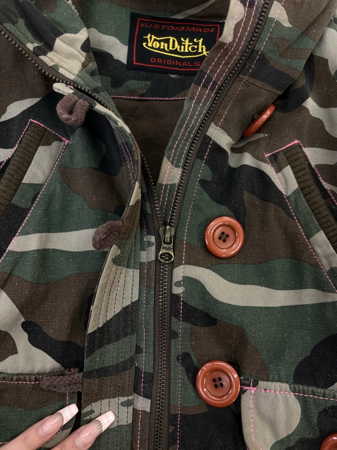 본더치 카모 후드자켓 상품이미지2