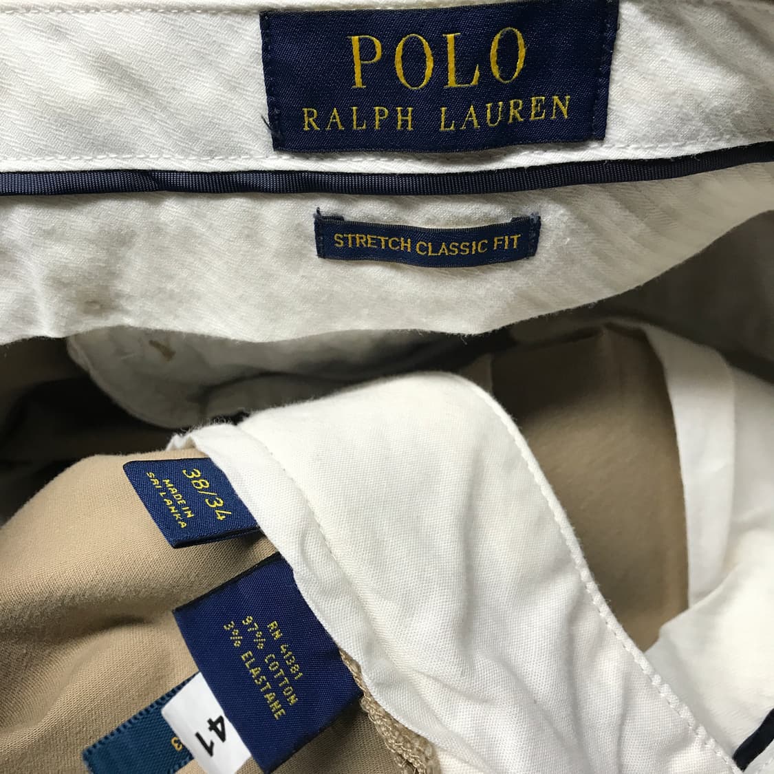 폴로 랄프로렌 베이지 치노 팬츠 38/34 상품이미지6