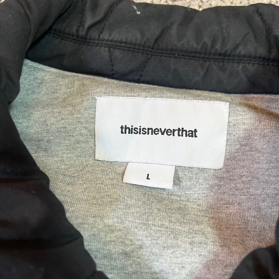 디스이즈네버댓 폴라택 퀼티드 자켓 상품이미지4