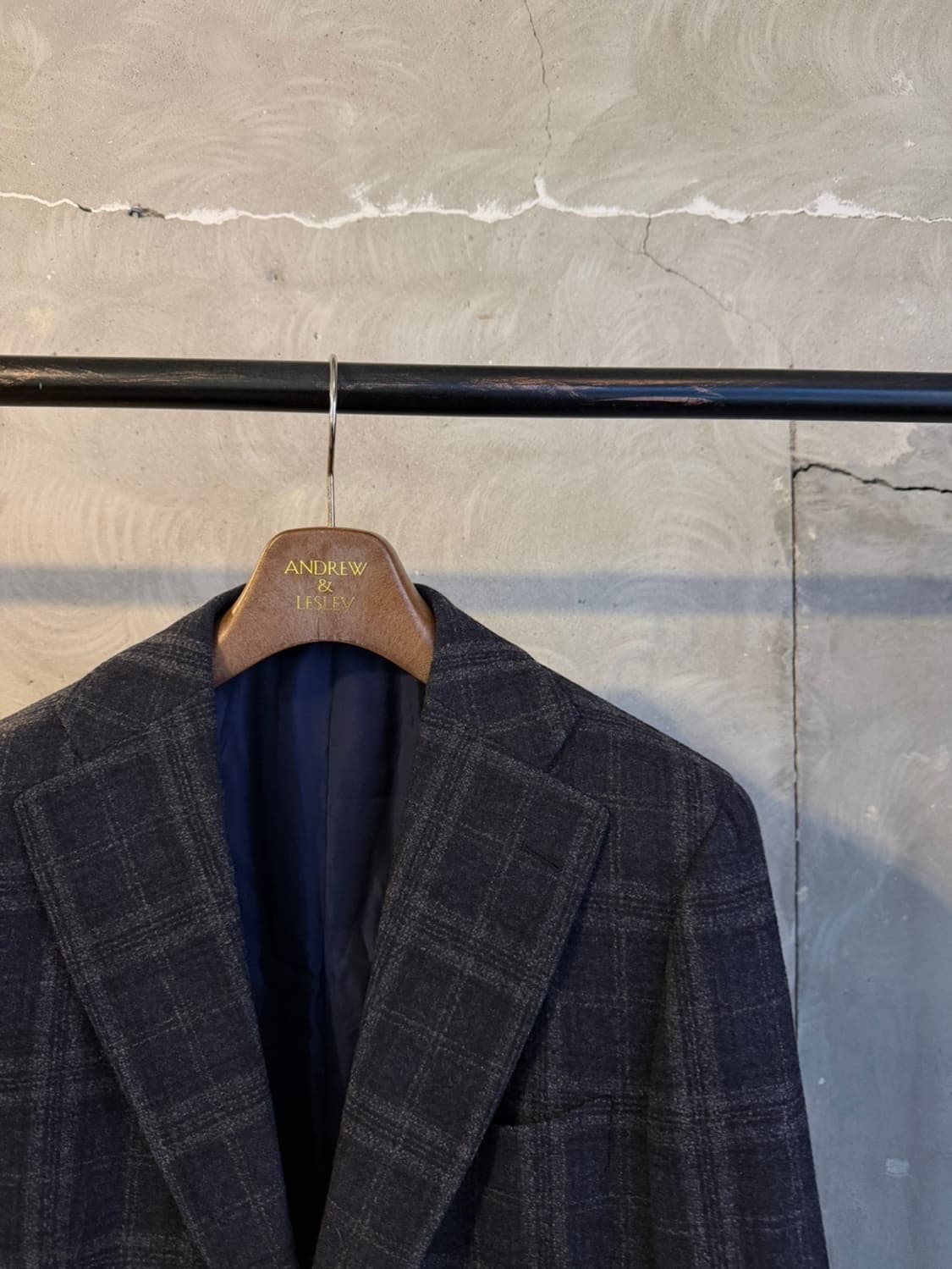 란스미어 플란넬 자켓 슬림100 상품이미지5