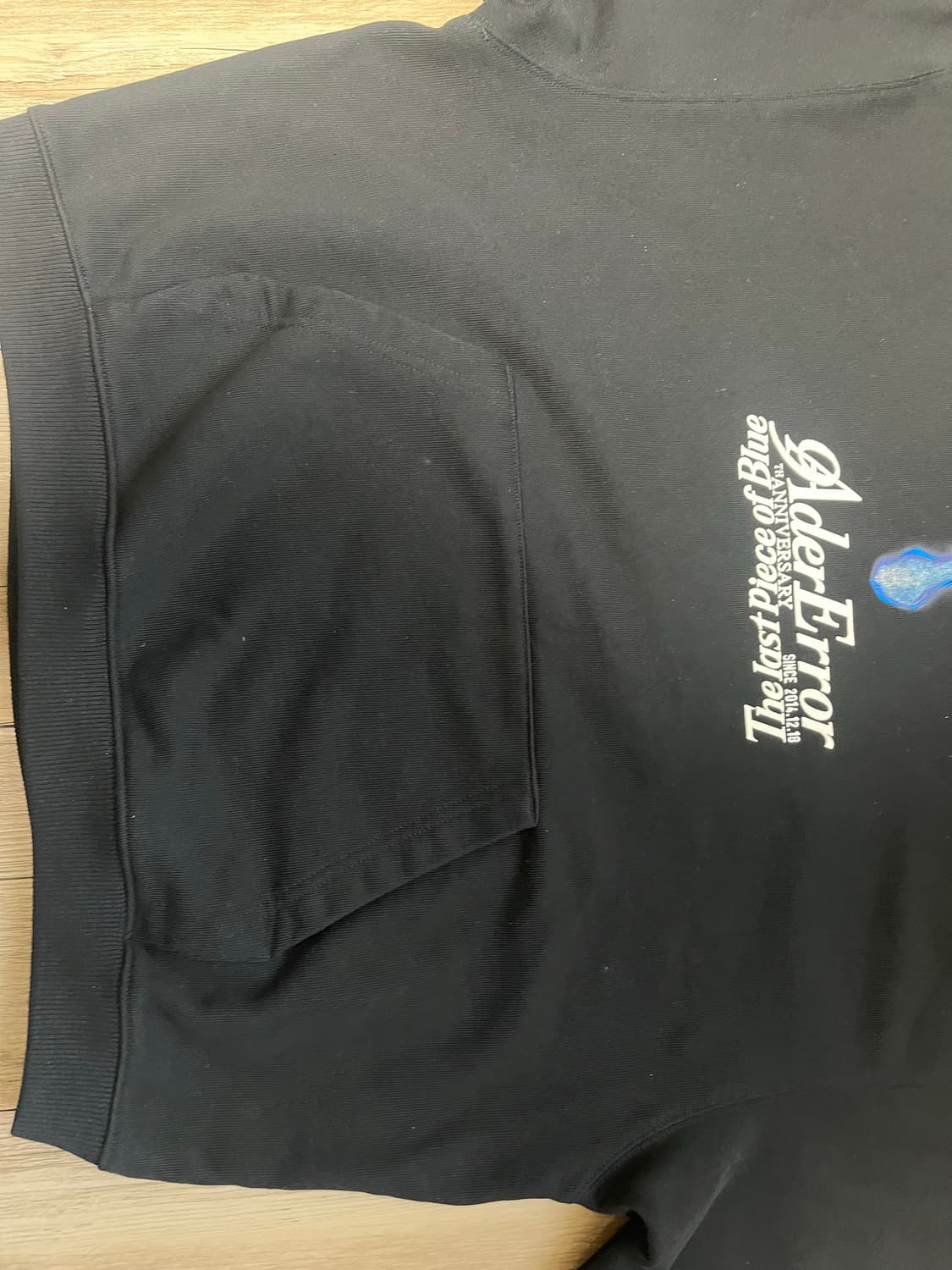 아더에러 9주년 후드티 블랙 상품이미지3