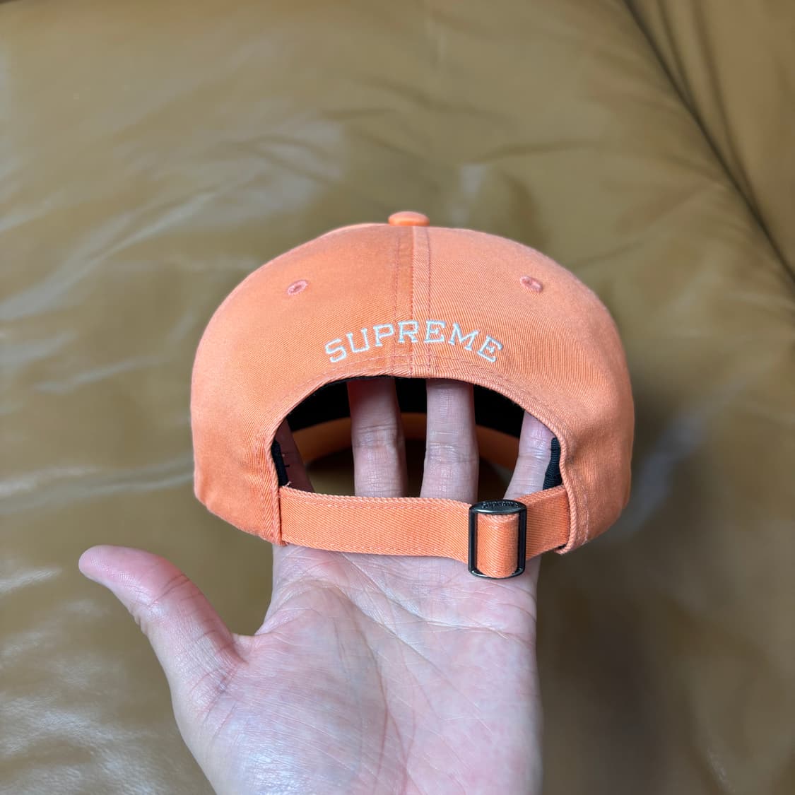 Supreme 슈프림 윙로고 워시드 오렌지 볼캡 모자 (Orange) 상품이미지7