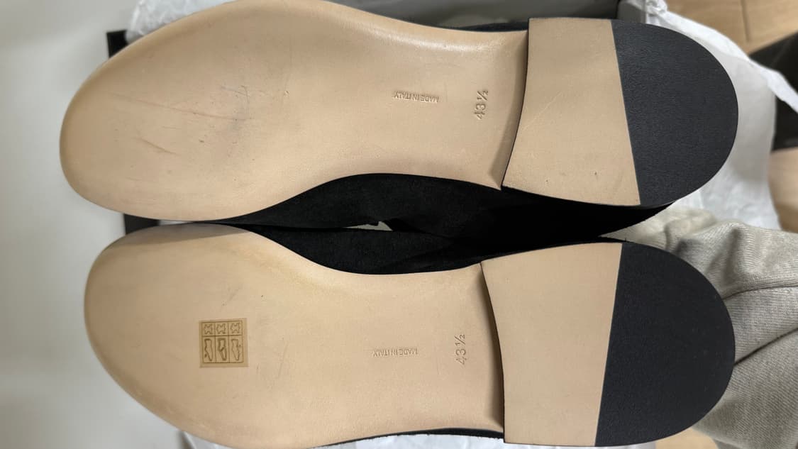 the row 25ss 모카신 스웨이드 셔링 로퍼 9.5 상품이미지4