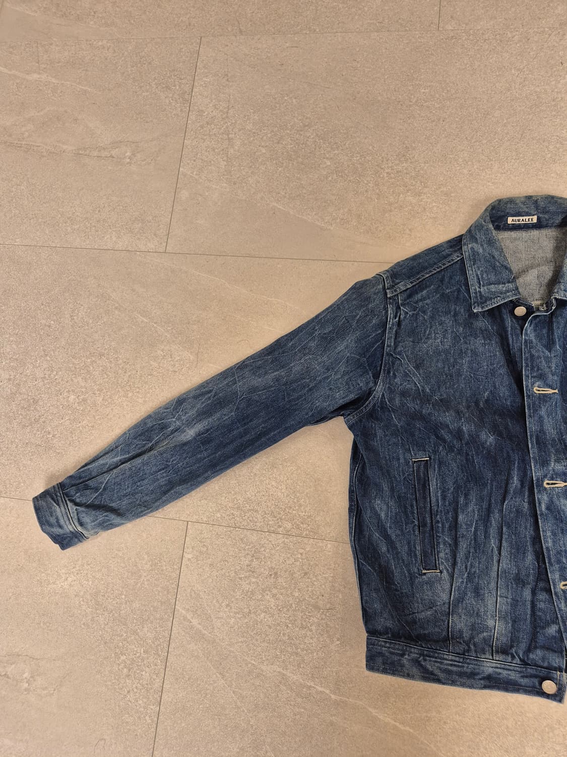 오라리 샐비지 라이트닝 데님 자켓 5사이즈 상품이미지4
