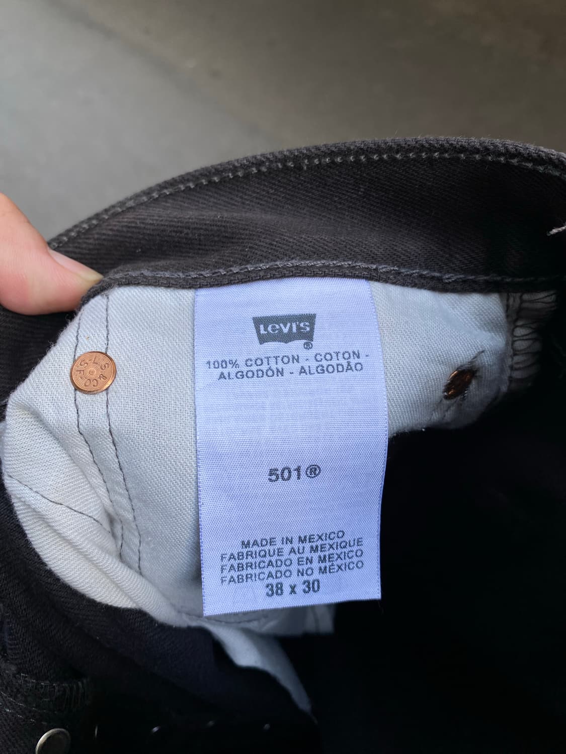 🌊Levis 501XX black denim pants 상품이미지6