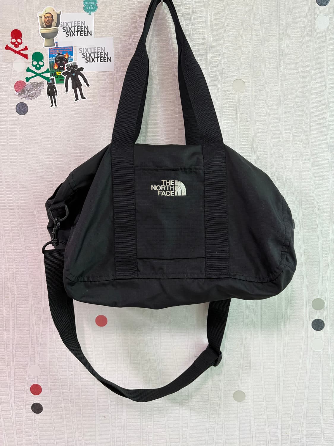 노스페이스 블랙 더플백 상품이미지2
