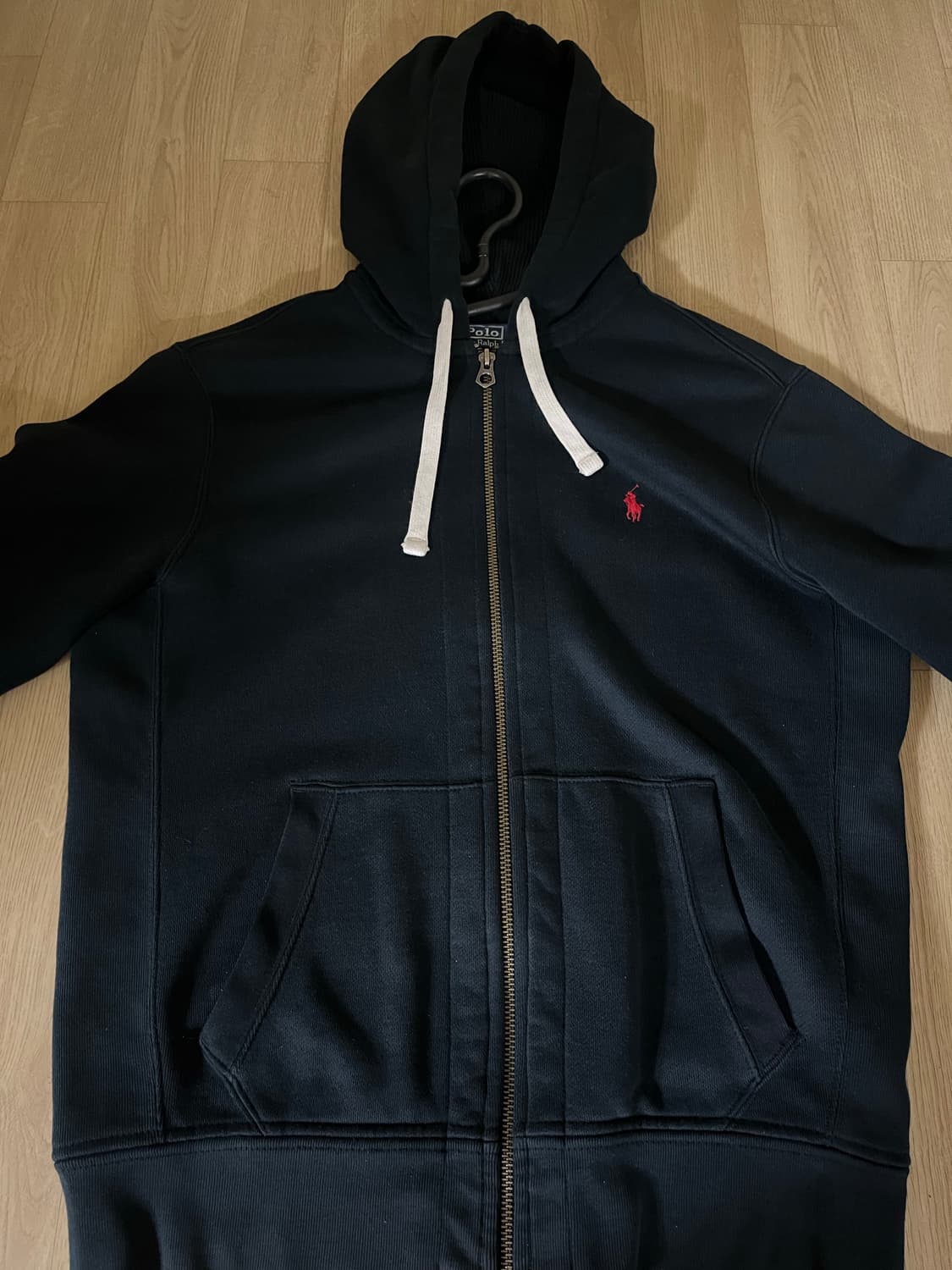 폴로 기모 후드집업 상품이미지1