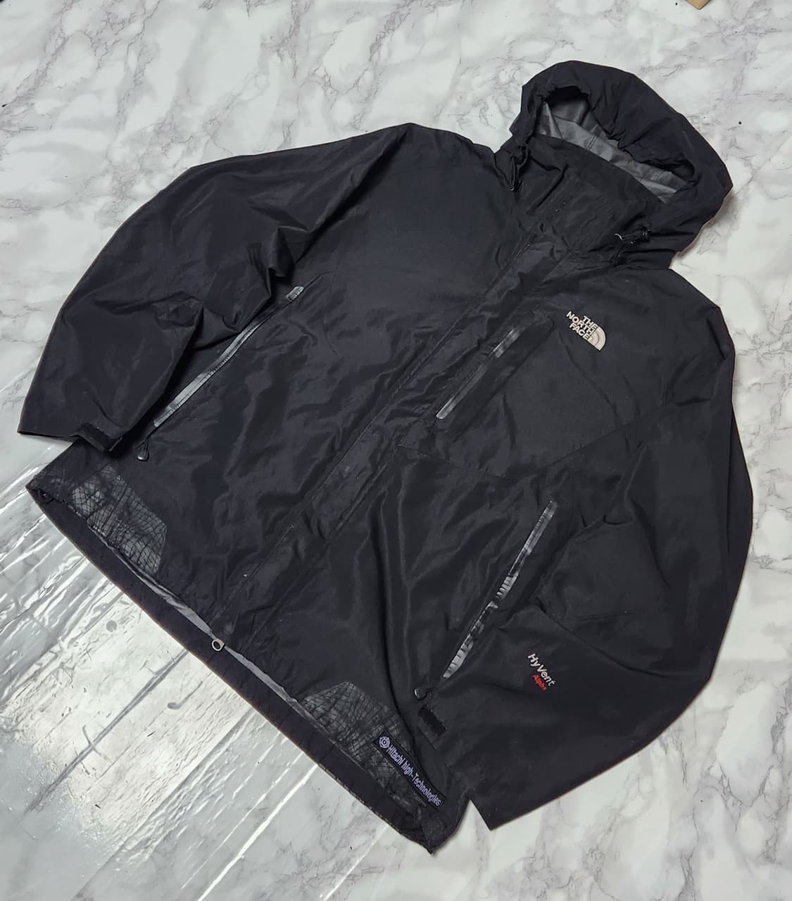 노스페이스 하이벤트 블랙 바람막이 후드 자켓 상품이미지2